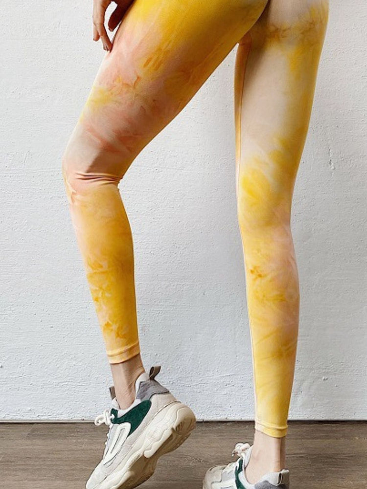 Tie-Dye High Waist Active Leggings - MyEmpired