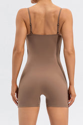 Spaghetti Strap Round Neck Romper - MyEmpired