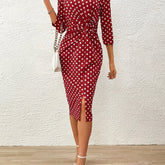 Knot Split Dress - MyEmpired