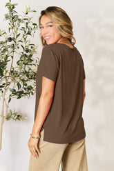 Basic Bae Full Size Round Neck Short Sleeve T-Shirt - MyEmpired