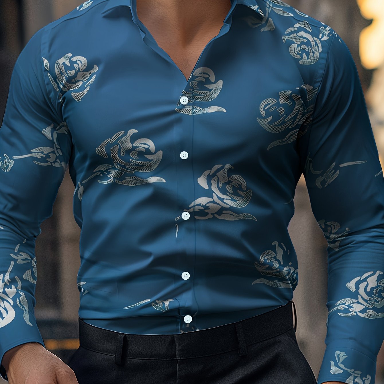 Floral Print Men&