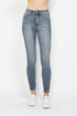 Judy Blue Full Size Tummy Control Contrast Wash Skinny Jeans - MyEmpired