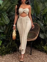 Cut Out Twist Tube Dress - MyEmpired