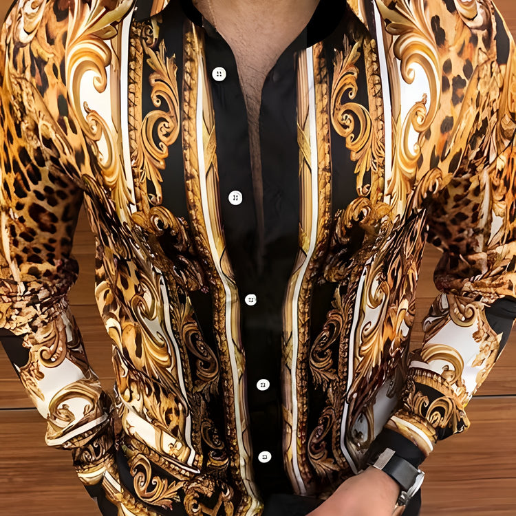 Vintage Baroque Style Pattern Men&