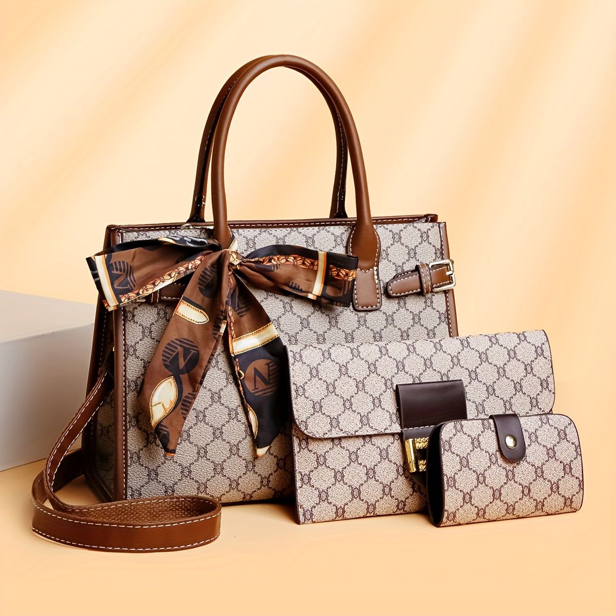 Elegant 3pcs Women's Tote Set