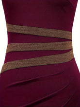Contrast Trim Bodycon Dress - MyEmpired