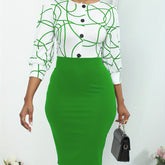 Splicing Dress - MyEmpired
