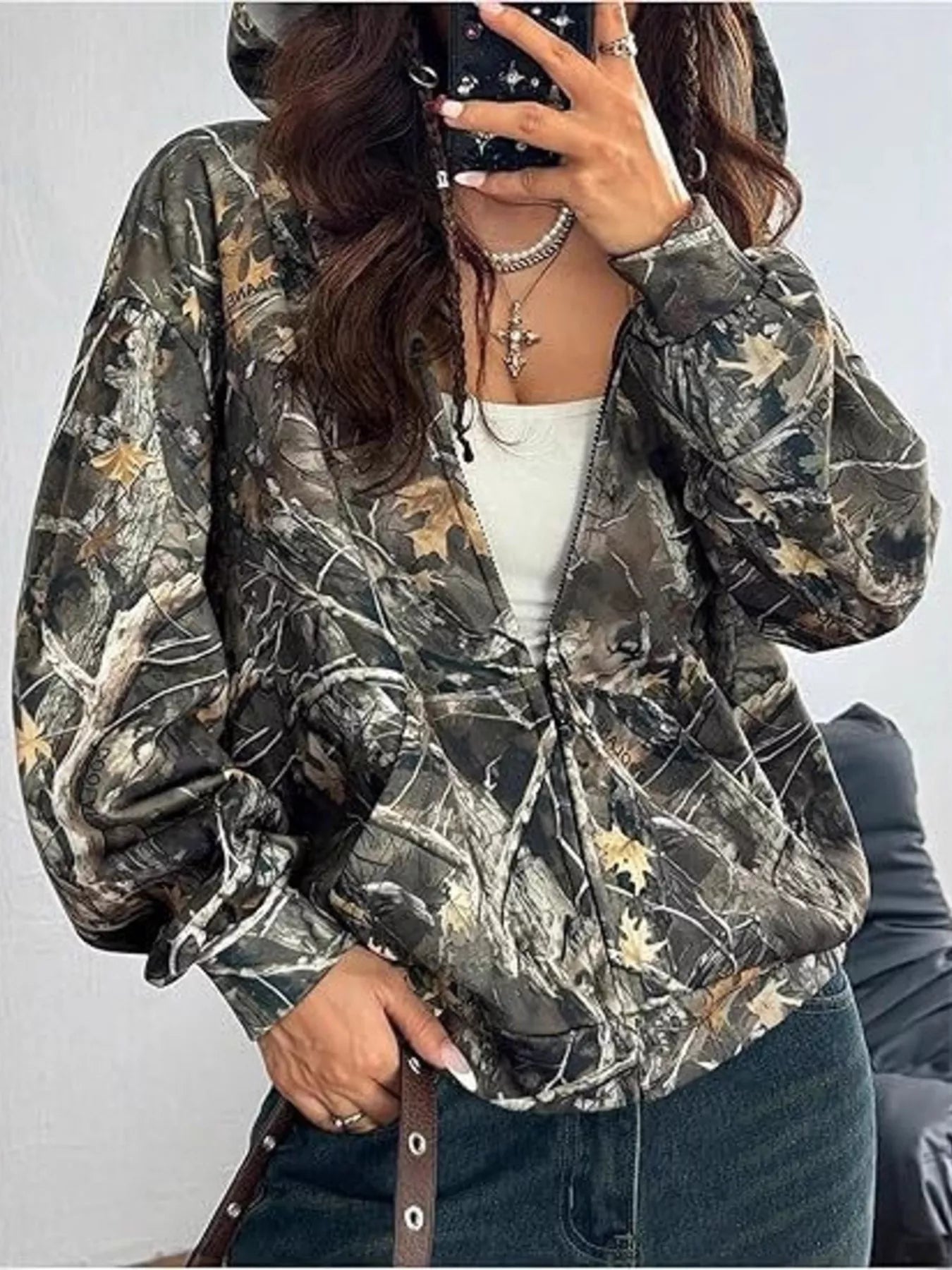 Vintage Zip-Up Hoodie