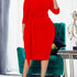 Crew Neck Sash Sheath Dress - MyEmpired