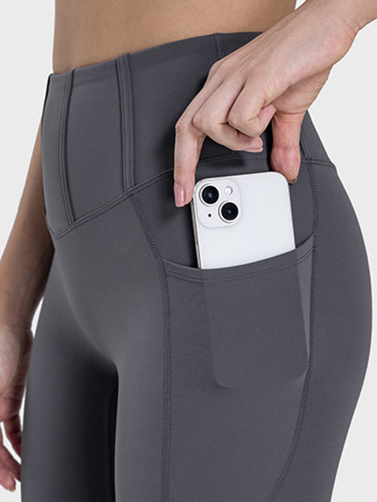 Millennia Pocketed High Waist Active Leggings - MyEmpired