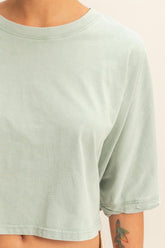 HYFVE Lightweight Round Neck Batwing Sleeve T-Shirt - MyEmpired