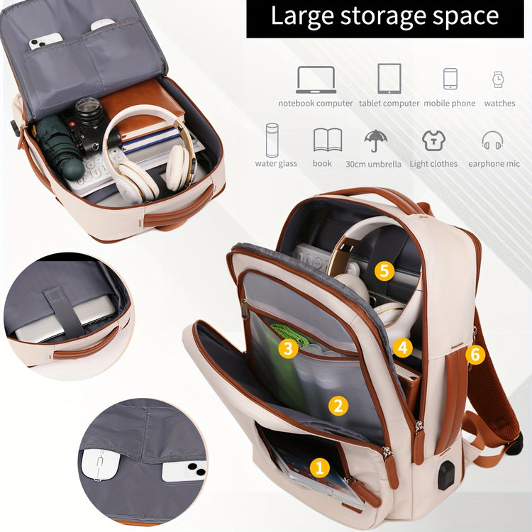 40L Flight-Approved Carry-On Backpack with 3 Packing Cubes - MyEmpired