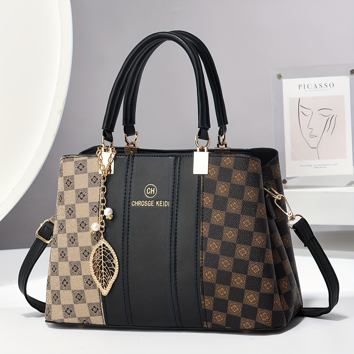 Elegant Large Capacity Tote Handbag - MyEmpired