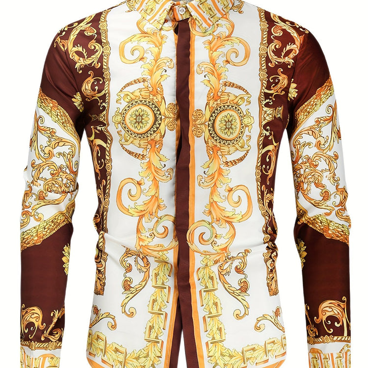 Baroque Style Pattern Men&