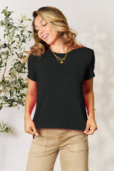 Basic Bae Full Size Round Neck Short Sleeve T-Shirt - MyEmpired