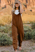 Double Take Full Size V-Neck Sleeveless Jumpsuit with Pockets - MyEmpired