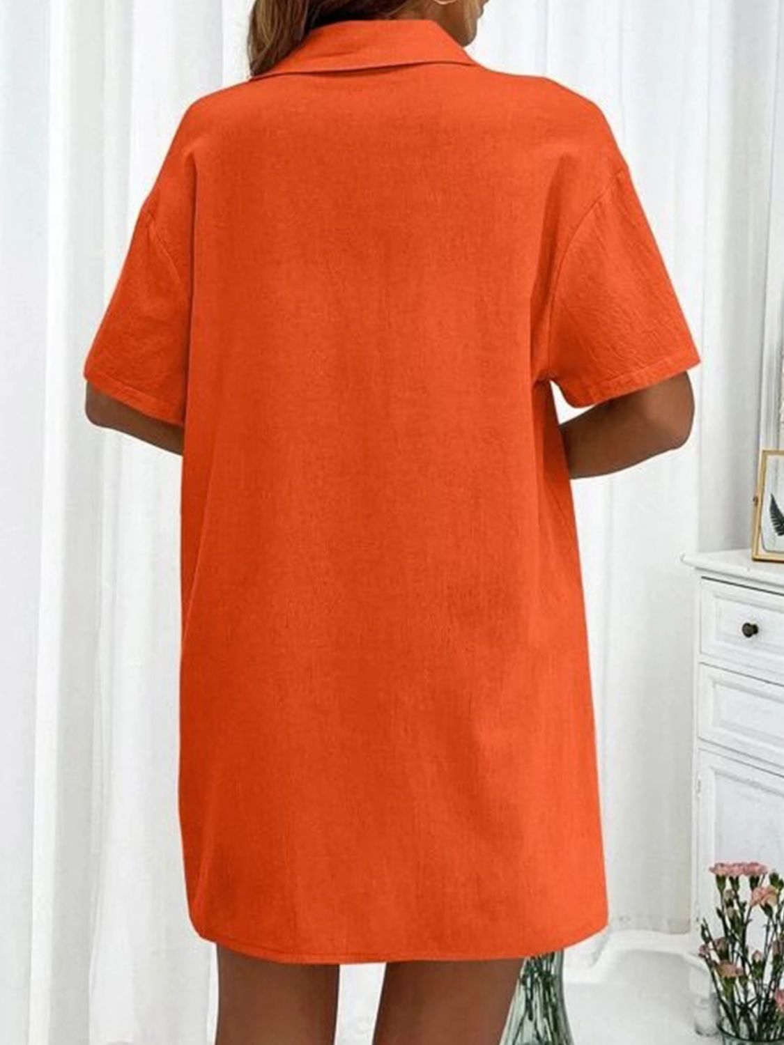 Button Up Shirt and Drawstring Shorts Set - MyEmpired