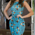 Sleeveless Belted Midi Dress - MyEmpired