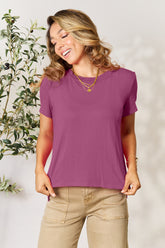Basic Bae Full Size Round Neck Short Sleeve T-Shirt - MyEmpired