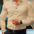Long Sleeve Casual Button Up Shirt For Formal Occasions - MyEmpired