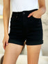 Judy Blue Full Size High Waist Tummy Control Cuffed Denim Shorts - MyEmpired