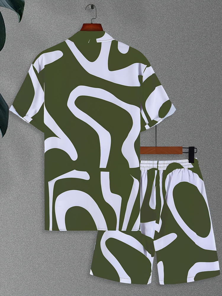 Designed Print 2pcs Men&