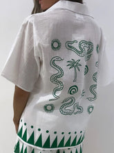 Printed Button Down Shirt and Shorts Set - MyEmpired
