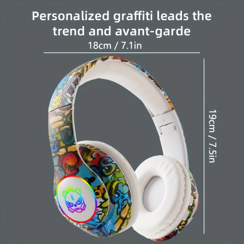 Wireless Headphones with Stereo Sound and Noise Reduction/Long Battery Life/E-Sports Gaming Headphones/Foldable Headphones, a Gift for Everyone to Enjoy Music Anytime, Anywhere!