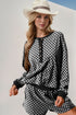 Double Take Checkered Half Button Top and Shorts Set - MyEmpired