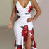 Floral Print Ruffle Hem Dress - MyEmpired