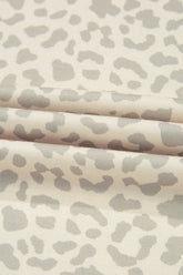 MAMA Letter Graphic Leopard Round Neck T-Shirt - MyEmpired