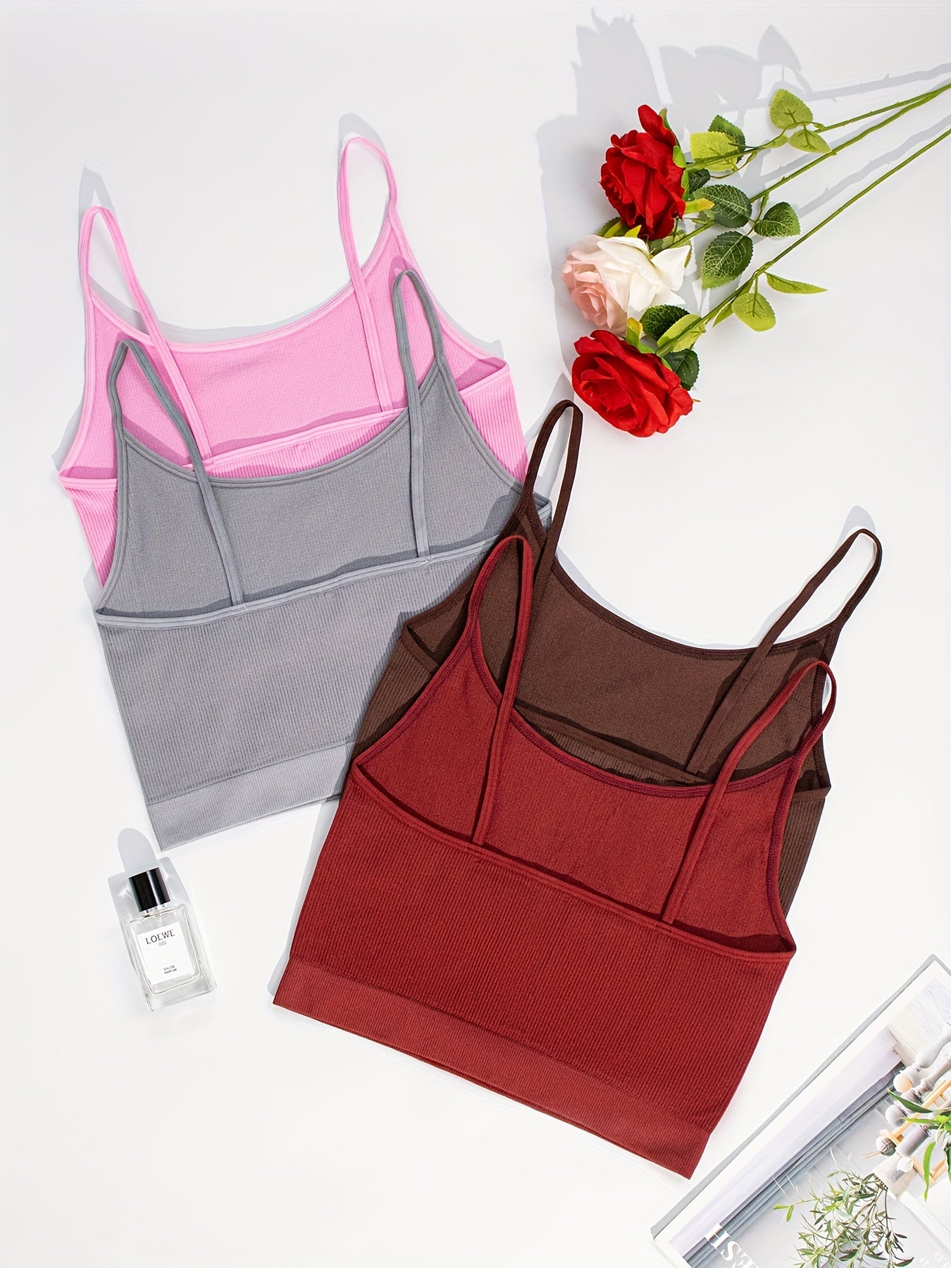 4-Pack Women's Polyamide Camisoles