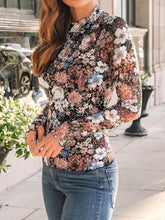 Lovelet Mock Neck Long Sleeve Top - MyEmpired