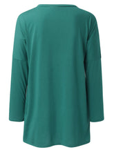 Full Size Round Neck Long Sleeve T-Shirt - MyEmpired