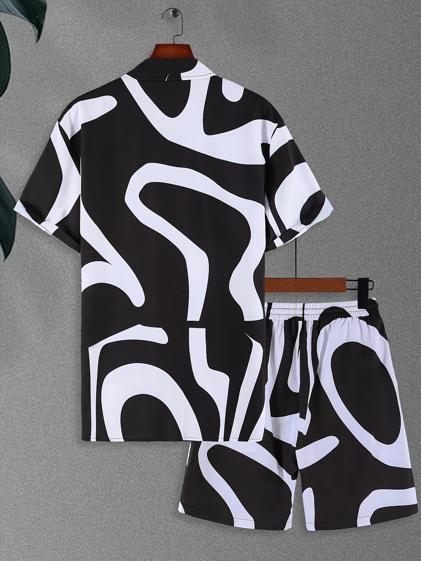 Designed Print 2pcs Men&