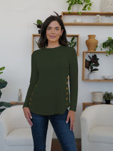 FAM-FAM Round Neck Long Sleeve T-Shirt - MyEmpired