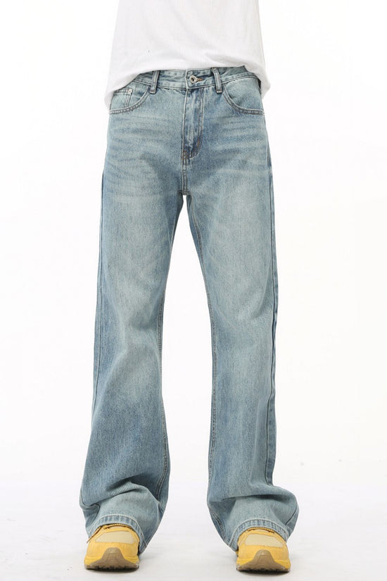 Washed High Rise Bootcut Jeans - MyEmpired