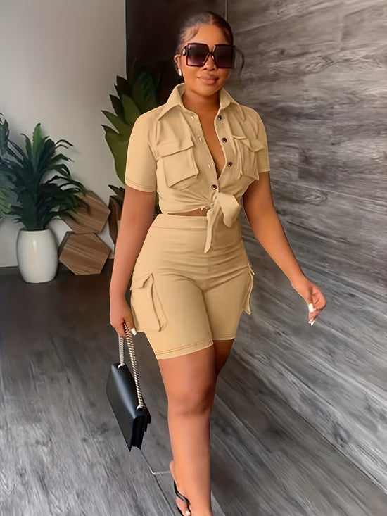 Casual Matching Two-piece Set - MyEmpired