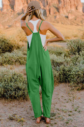 Double Take Full Size V-Neck Sleeveless Jumpsuit with Pockets - MyEmpired
