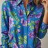 Floral Print Button Front Shirt - MyEmpired