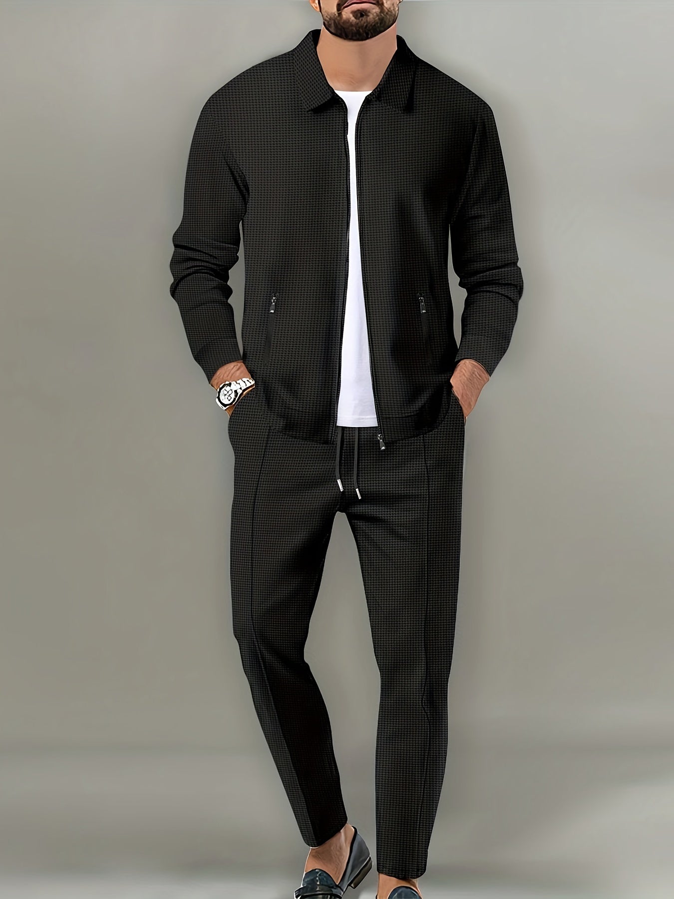 Waffle Solid Classic Men&