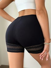 Lace Stitching Boyshort Panty, Comfy & Breathable Intimates Boxer Shorts, Women&