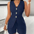 Elegant Solid Color Pants Set - MyEmpired
