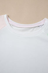 Rainbow Striped Round Neck T Shirt and Shorts Lounge Set - MyEmpired