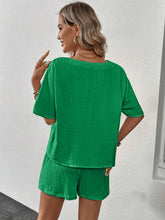 V-Neck Half Sleeve Top and Shorts Set - MyEmpired