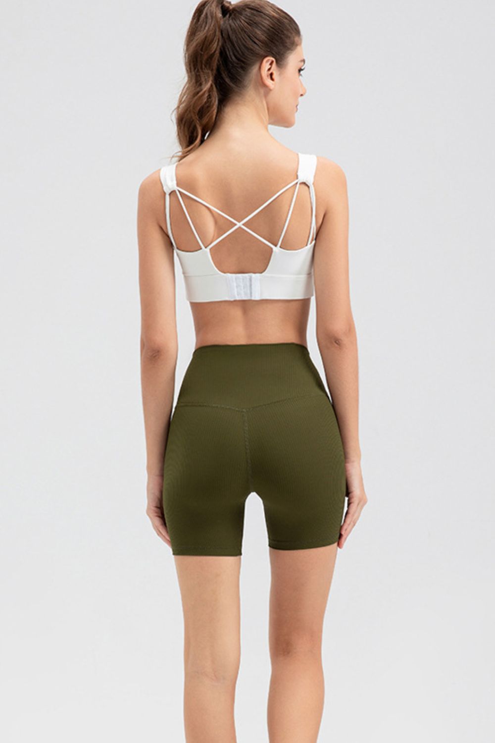 Wide Waistband Slim Fit Sports Shorts - MyEmpired