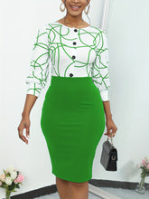 Splicing Dress - MyEmpired