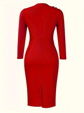 Elegant Plus Size Bodycon Dress - MyEmpired