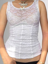 Devine Lace Round Neck Tank - MyEmpired