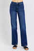 Judy Blue Full Size Tummy Control Straight Jeans Plus Size - MyEmpired